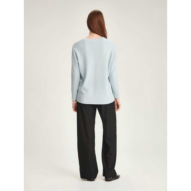 Caroline Sills Kari Cashmere V-Sweater image number 1